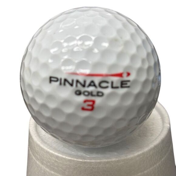 Community First Bank Logo Pinnacle Gold Golf Ball - Picture 5 of 7
